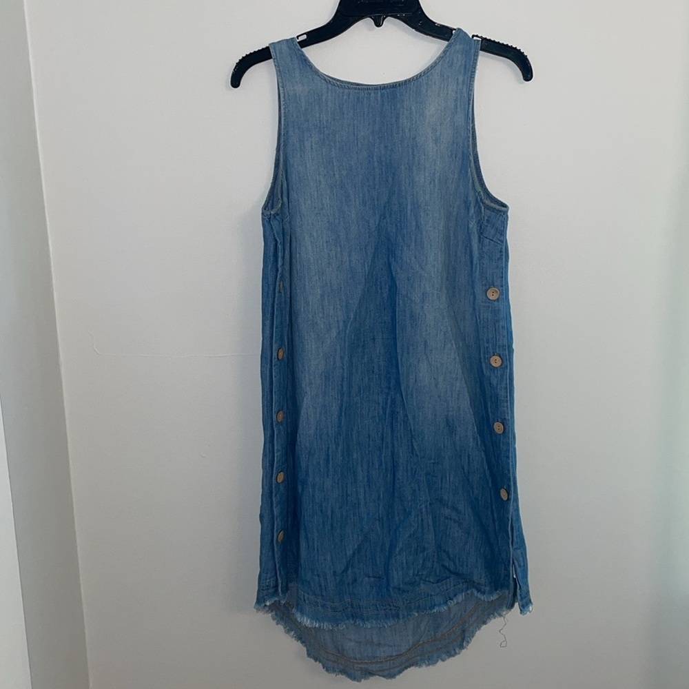 *3 for $15* Universal Thread Raw Hem Chambray Dress